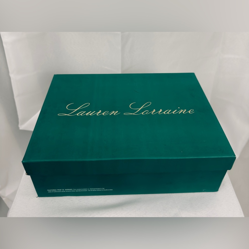 Lauren Lorraine Vanna 2 Silver Crystal Embellished Platform Stiletto Heels 6 NIB - Picture 8 of 9